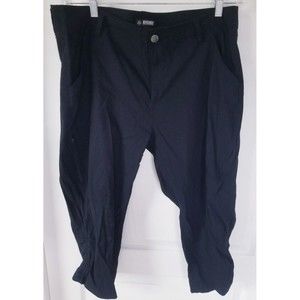 Khombu Ladies' Woven Capri drawstring at ankle XL quick dry